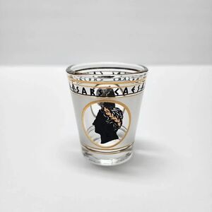 Vintage Caesar's Palace Casino Las Vegas Frosted Shotglass